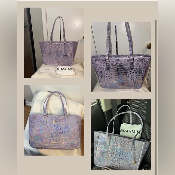 Brahmin Bags Brahmin Ashley Violet Wonderland New Poshmark